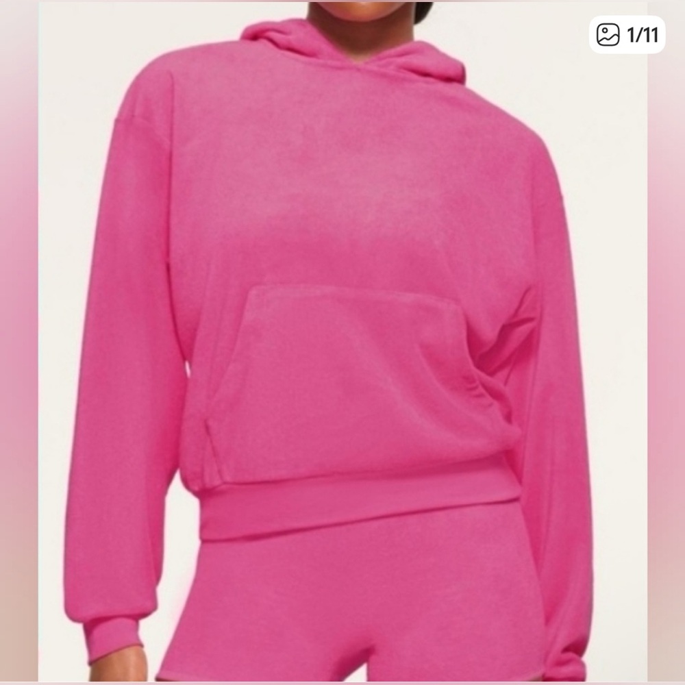 SKIMS Terry Lounge Pull Over Hoodie